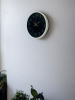 36 cm Krem Standart Duvar Saati