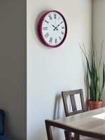 36 cm Pembe Roma Rakamlı Duvar Saati – Roma Rakamlı (PP-3654P)