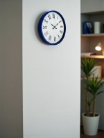 36 cm Lacivert Roma Rakamlı Duvar Saati (PP-3654V)