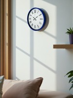36 cm Lacivert Roma Rakamlı Duvar Saati (PP-3654V)