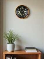 36 cm Turuncu Dekoratif Duvar Saati (PP-3658O)