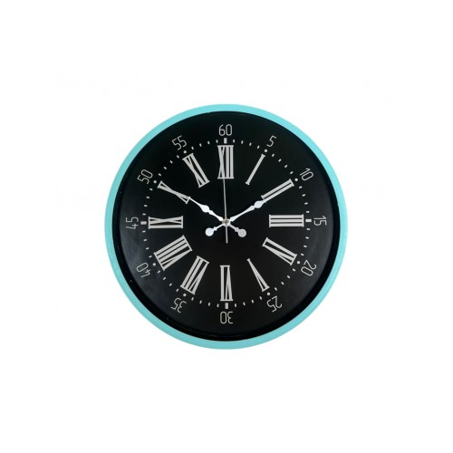 36 cm Turkuaz Dekoratif Duvar Saati (PP-3659T)