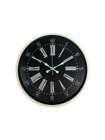 36 cm Krem Modern Duvar Saati