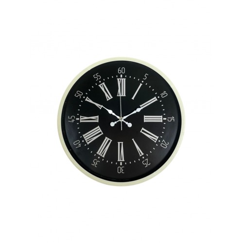 36 cm Krem Modern Duvar Saati