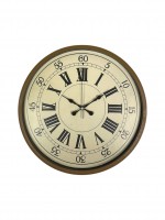 36 cm Kahverengi Retro Duvar Saati