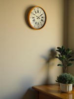 36 cm Turuncu Nostalji Duvar Saati