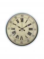 36 cm Beyaz Retro Dekoratif Duvar Saati