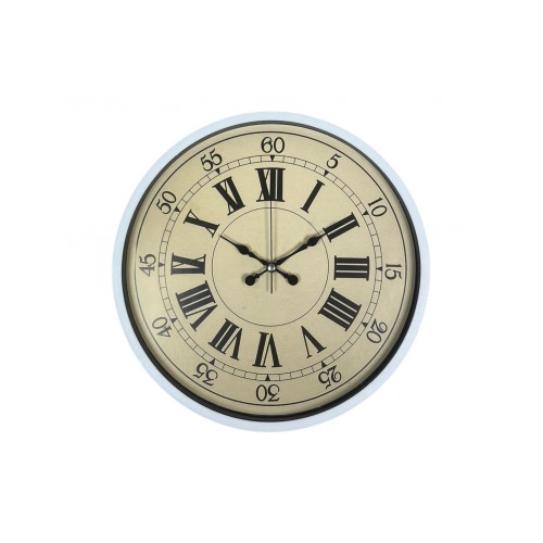 36 cm Beyaz Retro Dekoratif Duvar Saati