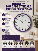 36 cm Sade Standart Duvar Saati