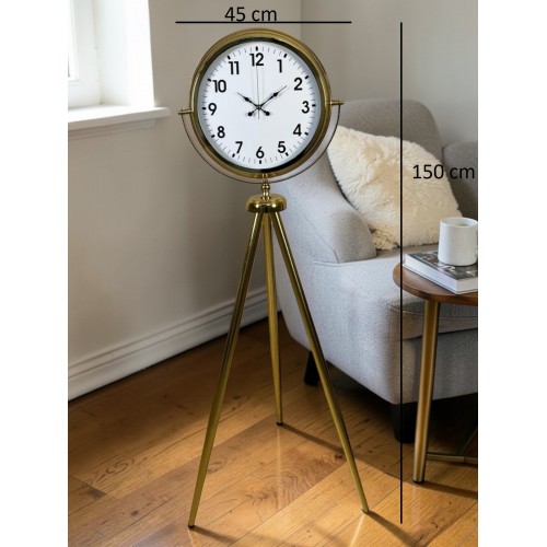 Gold Tripod Ayaklı Lüks Saat