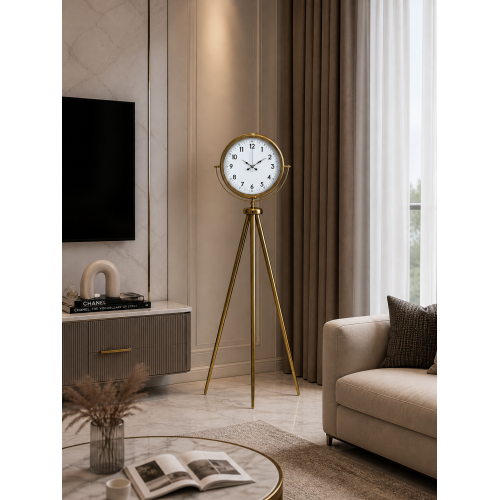 Royal Gold Tripod Ayaklı Dekoratif Saat
