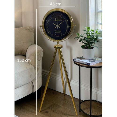 Majestic Gold Tripod Ayaklı Salon Saati