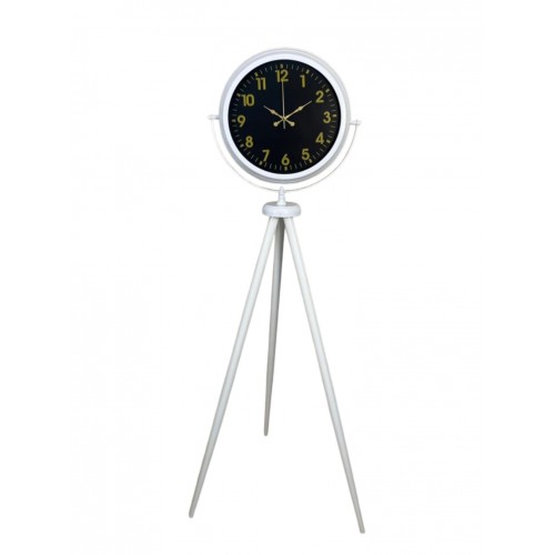 Royal Gold Rakamlı Beyaz Tripod Ayaklı Saat