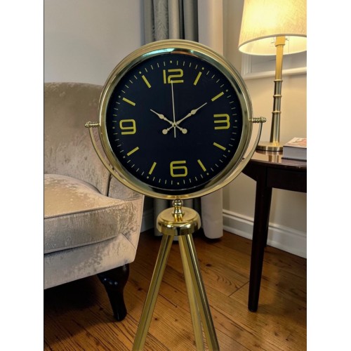 Elegance Tripod Gold Ayaklı Saat