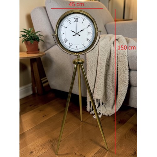 Prestige Roma Gold Tripod Ayaklı Saat
