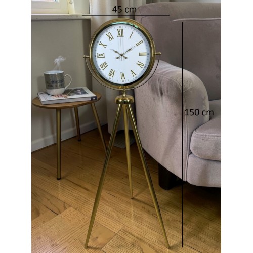 Elite Roma Rakamlı Gold Tripod Ayaklı Saat