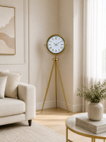 Elite Roma Rakamlı Gold Tripod Ayaklı Saat