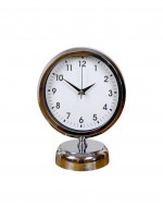 Noble Time 25 x 20 cm Metal Krom Masa Saati – Klasik Seri
