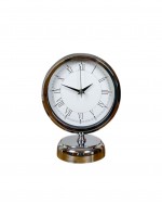 Sılver Classic Aura 25 x 20 cm Metal Krom Masa Saati