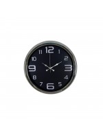Krom Sade 40 cm Metal Duvar Saati
