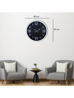 Beyaz 40 cm Metal Modern Duvar Saati
