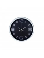Beyaz 40 cm Metal Modern Duvar Saati
