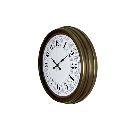 Eskitme Motifli 40 cm Metal Duvar Saati