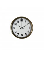 Antik Stil Eskitme 40 cm Metal Duvar Saati