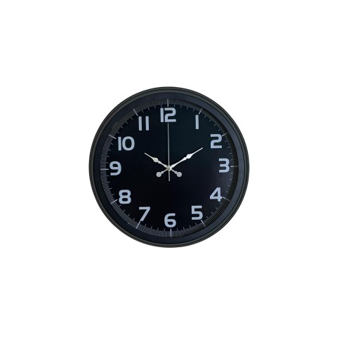 Midnight Black 40 cm Metal Duvar Saati