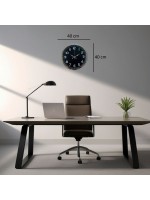 Silver Shadow 40 cm Metal Duvar Saati