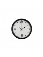 Precision Black 40 cm Metal Duvar Saati