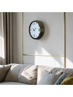 Bronze 40 cm Metal Eskitme Duvar Saati