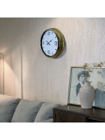Elite Gold 40 cm Metal Duvar Saati