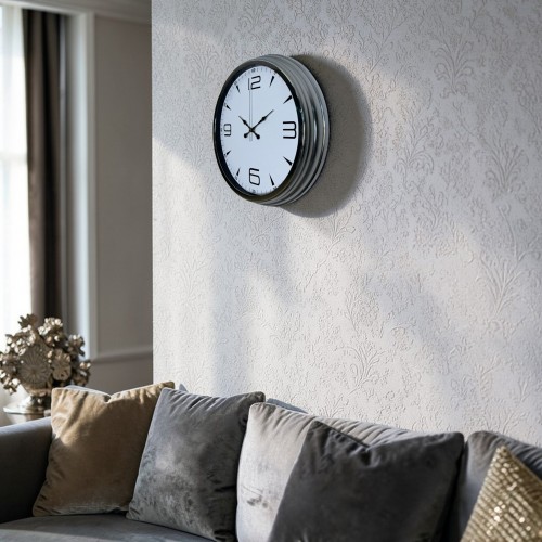 Krom Elegance 40 cm Metal Duvar Saati