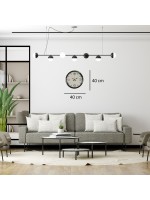 Krom Elegance 40 cm Metal Duvar Saati