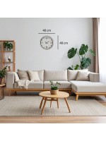 White Index 40 cm Metal Duvar Saati