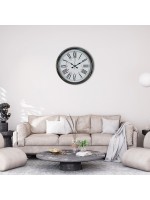 Silver Elegance 40 cm Krom Metal Duvar Saati