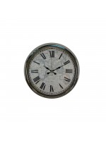 Atlas Silver 40 cm Metal Duvar Saati