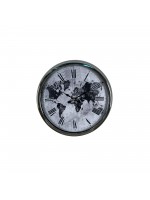 Global Silver 40 cm Metal Duvar Saati