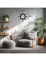 Eskitme Kavelalı Dümen Duvar Saati (PL-D3708E)