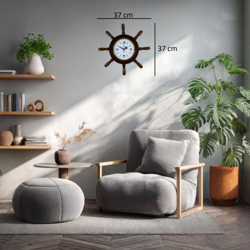 Eskitme Kavelalı Dümen Duvar Saati (PL-D3708E)