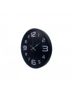 Siyah Modern 36 cm Duvar Saati