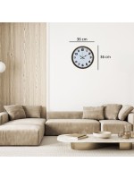 Kahverengi 36 cm Standart Duvar Saati – Standart Rakamlı