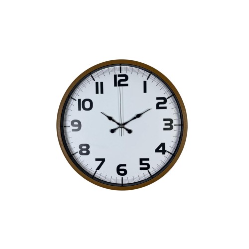 Kahverengi 36 cm Standart Duvar Saati – Standart Rakamlı