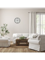 Soft Beyaz 36 cm Dekoratif Duvar Saati