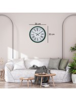 Yeşil 36 cm Modern Şık Duvar Saati