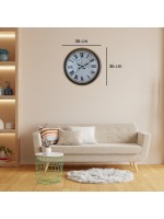 Kahverengi 36 cm Atlas Tasarım Duvar Saati