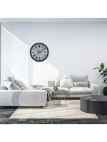 Gri 36 cm Atlas Modern Tasarım Duvar Saati