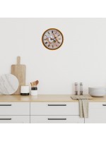Rustic Kitchen Turuncu 36 cm Duvar Saati