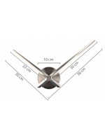 Modern Siyah Karışık Rakamlı DIY Duvar Saati